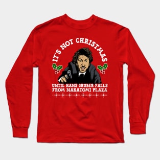 Hans Gruber Christmas Long Sleeve T-Shirt